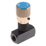 RS PRO Inline Mounting Hydraulic Flow Control Valve, G 1/8, 7.8L/min