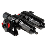 Norgren G 1/2 FRL, Automatic Drain, 40μm Filtration Size - With Pressure Gauge
