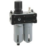 RS PRO G 3/4 FRL, Manual, Semi Automatic Drain, 20μm Filtration Size