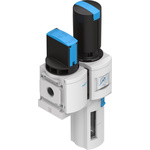 Festo G 1/2 FRL, Automatic Drain, 40μm Filtration Size - With Pressure Gauge
