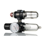 Norgren G 1/4 Filter Regulator Lubricator, Automatic Drain, 40μm Filtration Size - Without Pressure Gauge