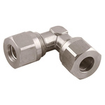 RS PRO 69260 Series Elbow Fitting, Push In 6 mm to Push In 6 mm, Tube-to-Tube Connection Style
