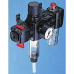 Norgren G 1/4 FRL, Semi Automatic Drain, 40μm Filtration Size - Without Pressure Gauge