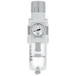 SMC AW Filter Regulator, 5μm, M5, Automatic, Manual