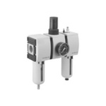 EMERSON – AVENTICS G 3/4 FRL, Semi Automatic Drain, 5μm Filtration Size - With Pressure Gauge