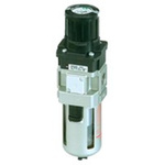 SMC AW Filter Regulator, 5μm, NPT 1/4, Automatic