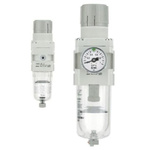 SMC AW Filter Regulator, 5μm, G 1/4, Automatic