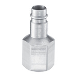 ERP 116101 | PREVOST Steel Female Plug for Pneumatic Quick Connect Coupling, G 1/4 Female Threaded
