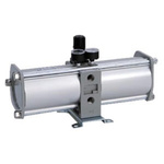 SMCVBA4 Pneumatic Booster Regulator, Rc 1/2