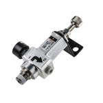 SMC M5 x 0.8, R 1/8 Pneumatic Regulator - 0.2MPa to 0.7MPa, 1/8 in, M5 x 0.8, 0.8MPa max. input