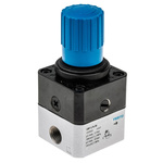 Festo G 1/4 Pneumatic Regulator - 0.1bar to 10bar, 1/4in, 12bar max. input, 159502