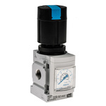 Festo G 1/4 Pneumatic Regulator - 0.3bar to 7bar, 1/4in, 14bar max. input, 529417