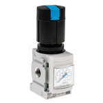 Festo G 1/4 Pneumatic Regulator - 0.5bar to 12bar, 1/4in, 14bar max. input, 529419