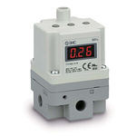 SMC G 1/4 Pneumatic Regulator - 0.005MPa to 0.9MPa, 1/4in, 1MPa max. input