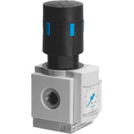 Festo G 1/4 Pneumatic Regulator - 0.3bar to 7bar, 14bar max. input, 529479