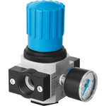 Festo G 1/8 Pneumatic Regulator - 0.5bar to 7bar, 1/8 in, 16bar max. input, 162582