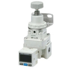 SMC G 1/4 Regulator - 0.005MPa to 0.2MPa, 10bar max. input