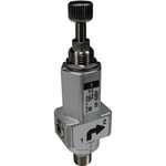 SMC M6 Pneumatic Regulator - 2bar to 7bar, 8bar max. input