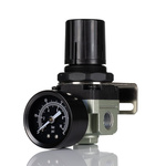 RS PRO G 1/4 Pneumatic Regulator - 0.3bar to 10bar, 15bar max. input