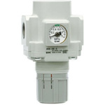 SMC G 1/8 Pneumatic Regulator - 0.5bar to 8.5bar, 10bar max. input