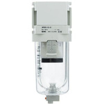 SMC AFM-D Series series 5μm G 3/4 0.1MPa to 10 bar Pneumatic Filter 1100L/min max with Auto drain