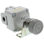 SMC Rc 1/4 Pneumatic Regulator - 0.005MPa to 0.2MPa, 1/4in, 1MPa max. input