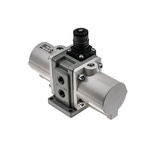 SMC G 1/4 Pneumatic Regulator -, 1MPa max. input