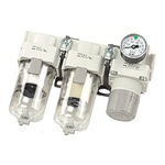 SMC NPT 1/4 Air Filter Regulator Lubricator, 0.05MPa to 1 MPa, AC Series