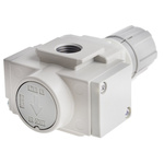 SMC G 1/4 Pneumatic Regulator - 0.05MPa to 0.85MPa, 1/4in, 1MPa max. input