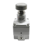 SMC G 1/4 Female Pneumatic Regulator -, 1/4in, 1MPa max. input