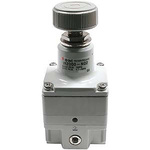 SMC Rc 3/8 Pneumatic Regulator - 0.01MPa to 0.8MPa, 3/8in, 1MPa max. input