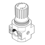 Festo G 1/4 Pneumatic Regulator - 0.5bar to 12bar, 16bar max. input, 546436