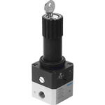 Festo G 1/4 Pneumatic Regulator - 0.05bar to 2.5bar, 1/4 in, 12bar max. input, 194691