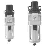 SMC 5.5 l/sec. G 1/4 Mist Separator, 0.3μm filtration