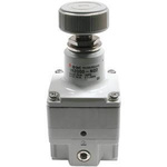 SMC G 1/4 Pneumatic Regulator - 0.05bar to 2bar, 2bar max. input
