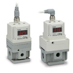 SMC G 3/8 Pneumatic Regulator - 0.05bar to 9bar, 10bar max. input