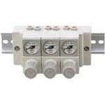 SMC 6 mm Tubing Pneumatic Regulator - 0.5bar to 0.5bar, 7bar max. input