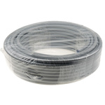 RS PRO Compressed Air Pipe Grey PUR, PVC 12mm x 30m