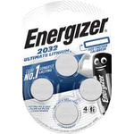 E301319200 | Energizer CR2032 Button Battery, 3V, 20mm Diameter
