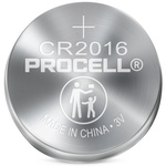 PC2016 | Duracell Procell CR2016 Button Battery, 3V