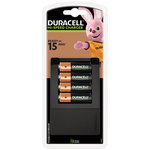 CEF15 RS | Duracell CEF15 Battery Charger For NiMH AA, AAA with UK plug, Batteries Included