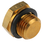 Legris G 1/4 Brass Blanking Plug