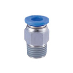 RS PRO Straight Threaded Adaptor, R 1/2 Male to Push In 12 mm, Threaded-to-Tube Connection Style