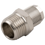 RS PRO Stud Fitting, R 1/4 Male to Push In 8 mm, Threaded-to-Tube Connection Style