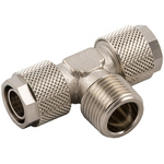 RS PRO Stud Fitting, Push In 8 mm to Push In 6 mm, Threaded-to-Tube Connection Style