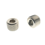 RS PRO G 1/8 Male Nickel Plated Brass Plug Fitting