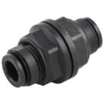 RS PRO Push-in Fitting, Push In 6 mm to Push In 6 mm, Tube-to-Tube Connection Style