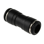 RS PRO Push-in Fitting, Push In 10 mm to Push In 10 mm, Tube-to-Tube Connection Style