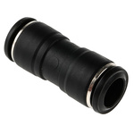RS PRO Push-in Fitting, Push In 12 mm to Push In 12 mm, Tube-to-Tube Connection Style
