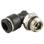 RS PRO Push-in Fitting, R 3/8 Male to Push In 8 mm, Threaded-to-Tube Connection Style